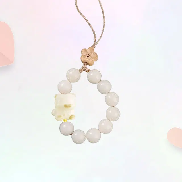 卡莱茵 可爱小熊 新中式古风国潮设计文玩  小众挂包饰品#好运 亚克力 挂件 男女同款情侣款