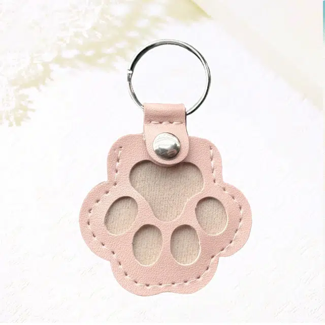 卡莱茵 可爱猫爪萌趣挂饰安抚陪伴钥匙扣 皮革 挂件 男女同款情侣款