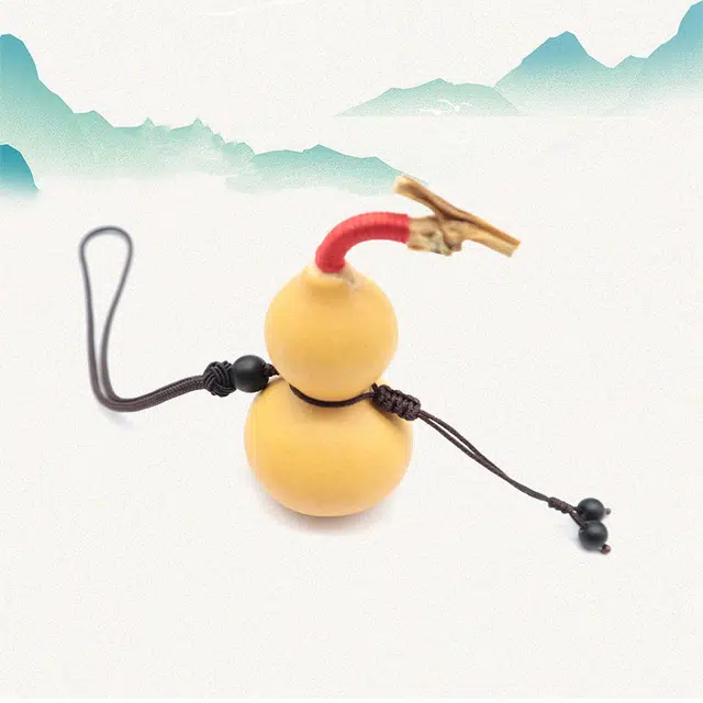 卡莱茵 新中式国潮福气满满福运绵长高级感小众简约通勤日常百搭好运 葫芦 挂件 男女同款情侣款