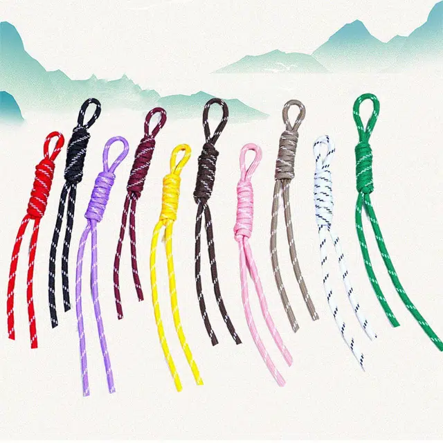 卡莱茵 【多巴胺配色】 手工编织小短绳 手机防丢 可爱配色#好运 尼龙 挂件 男女同款情侣款