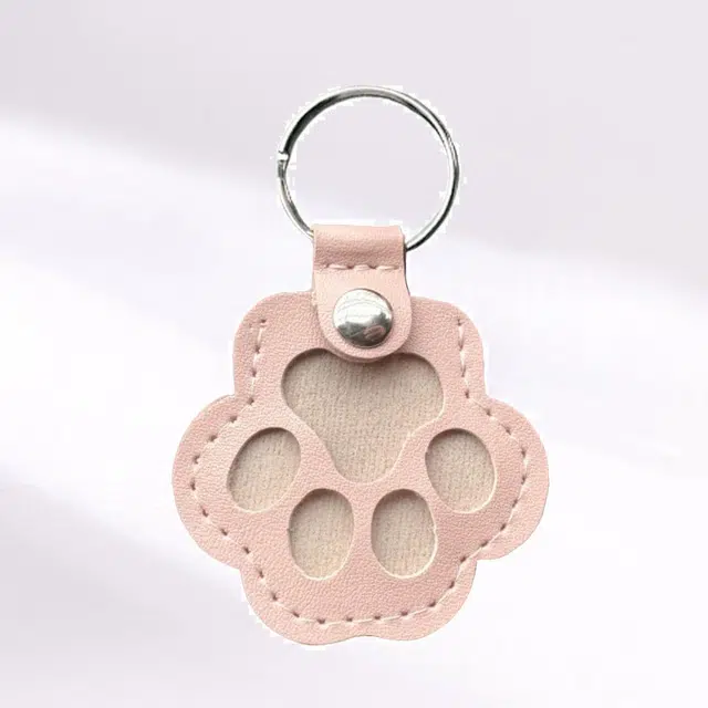 卡莱茵 可爱猫爪萌趣挂饰安抚陪伴钥匙扣 皮革 挂件 男女同款情侣款