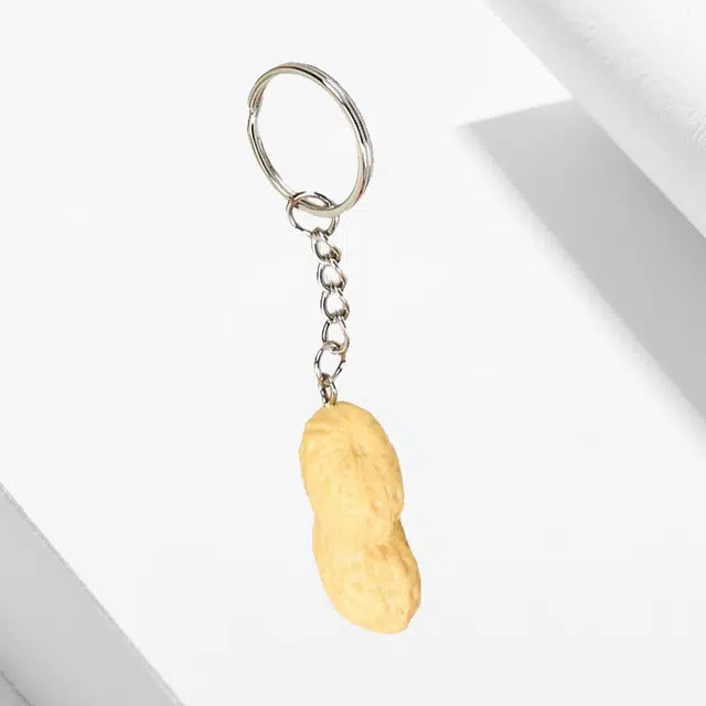 中式简约风仿真花生食玩萌趣可爱时尚卡通包包挂饰  卡莱茵 合金#好运 亚克力 挂件 男女同款情侣款