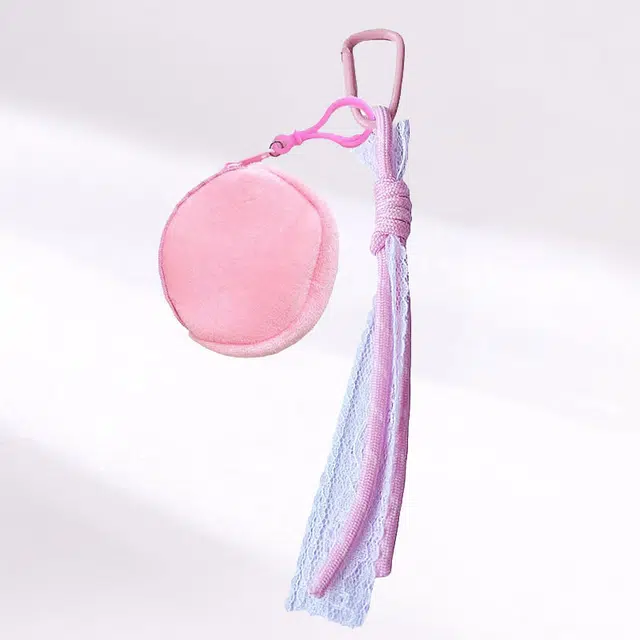 卡莱茵 【小包包】小清新可爱风带蕾丝边简约甜美精致时尚俏皮轻奢小众百搭#好运 尼龙 挂件 男女同款情侣款