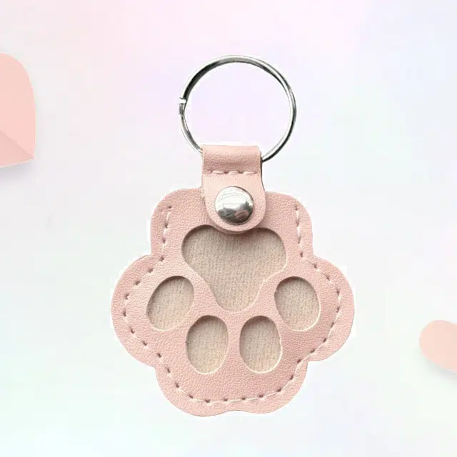 卡莱茵 可爱猫爪萌趣挂饰安抚陪伴钥匙扣 皮革 挂件 男女同款情侣款