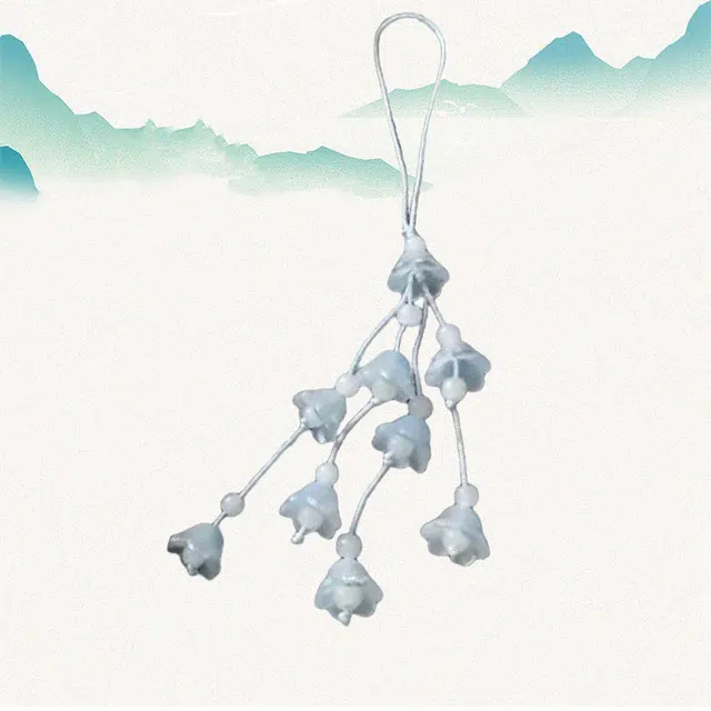 卡莱茵 风铃花 国风新中式小众精致 有机玻璃 挂件 男女同款情侣款