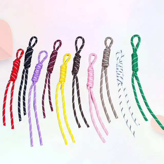卡莱茵 【多巴胺配色】 手工编织小短绳 手机防丢 可爱配色#好运 尼龙 挂件 男女同款情侣款