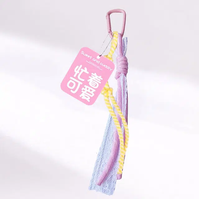 【多巴胺配色】忙着可爱暖系手机挂绳包包挂饰 卡莱茵 合金#好运 尼龙 挂件 男女同款情侣款