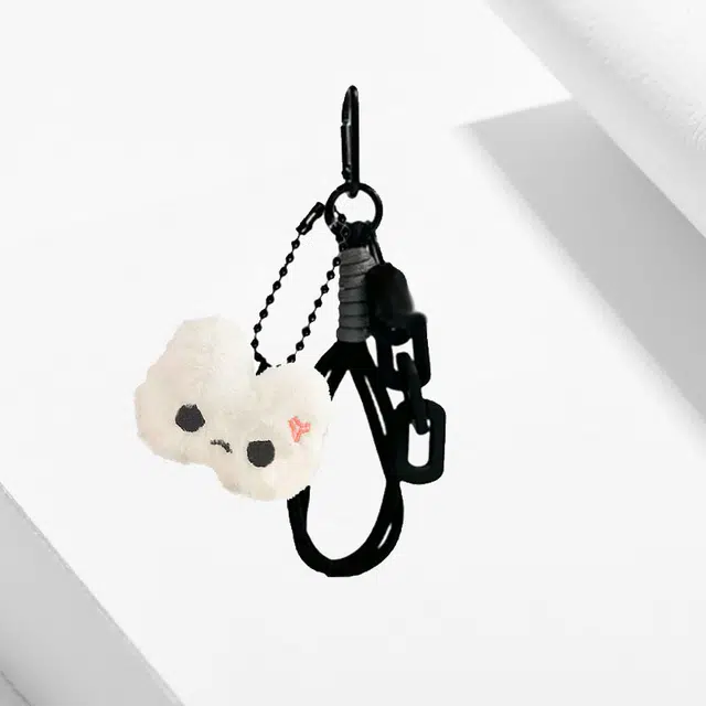 卡莱茵 可爱的甜心兔生气兔子链条款书包表情兔超萌#好运 尼龙 挂件 男女同款情侣款