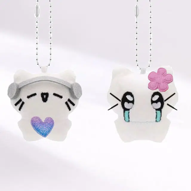 卡莱茵 创意潮流耳机猫 哭泣猫 陪伴安抚 毛绒 挂件 男女同款情侣款