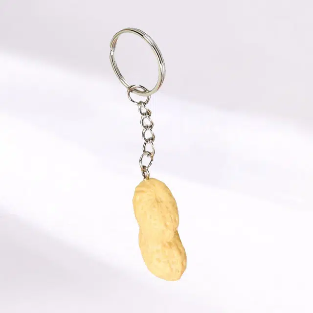 中式简约风仿真花生食玩萌趣可爱时尚卡通包包挂饰  卡莱茵 合金#好运 亚克力 挂件 男女同款情侣款