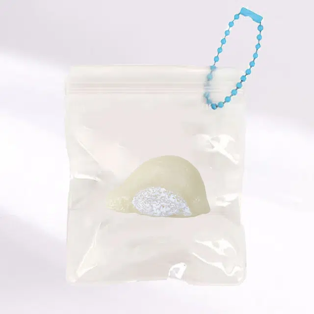 卡莱茵 可爱一房榴莲减压发泄捏捏乐水果手捏软嫩解压 硅胶 挂件 男女同款情侣款