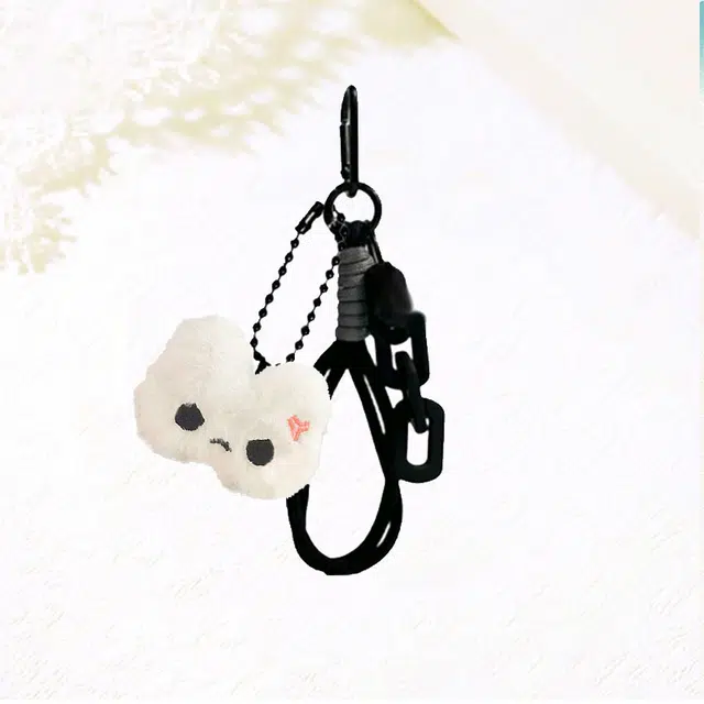 卡莱茵 可爱的甜心兔生气兔子链条款书包表情兔超萌#好运 尼龙 挂件 男女同款情侣款