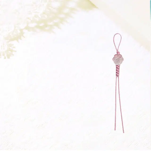 夏日简约 卡莱茵 织物小清新猫爪小挂饰 玻璃 挂件 男女同款情侣款