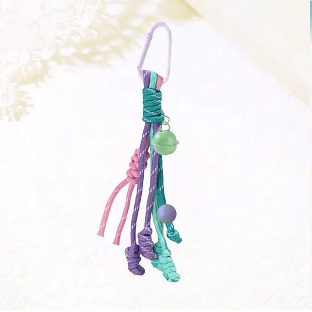 卡莱茵 招财转运 铃铛流苏#好运 尼龙 挂件 男女同款情侣款