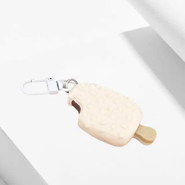 卡莱茵 瓜子雪糕钥匙扣可爱卡通仿真食玩包包 亚克力 挂件 男女同款情侣款