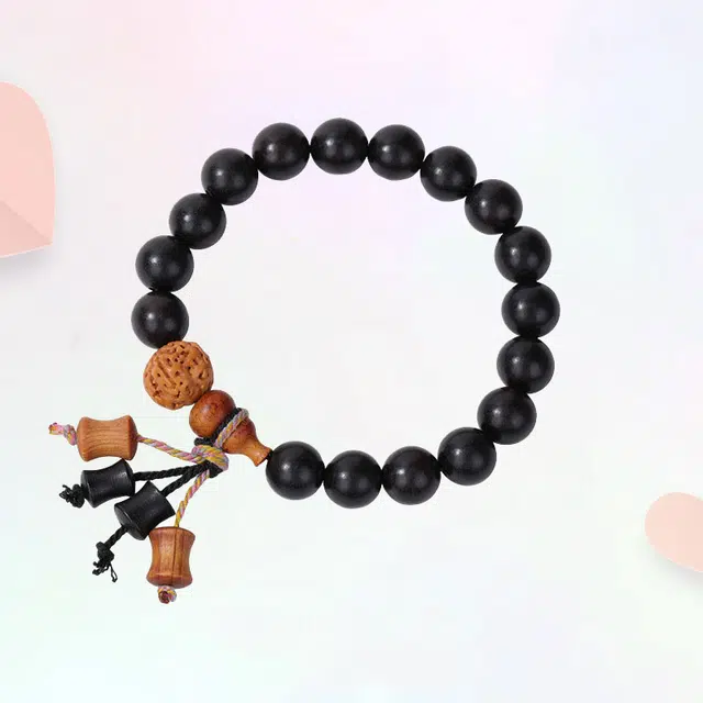 溯源京作 【吉祥如意】新中式国潮小众简约高级感气质复古轻奢风单圈葫芦串珠文玩手饰 百搭日常通勤 #好运  檀木 手串 男女同款情侣款