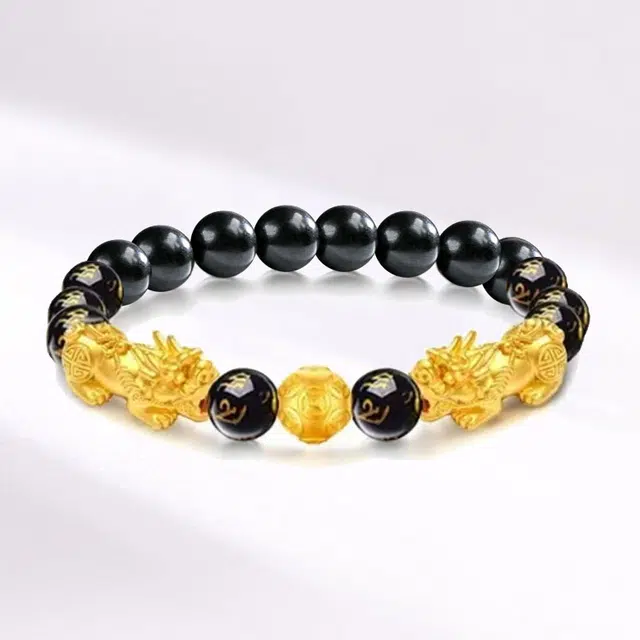 溯源京作 六字箴言 招财貔貅 新中式国潮复古民族风 吉祥瑞兽 招财纳福 聚财吸金 诸事顺遂#好运 檀木 手串 男女同款情侣款