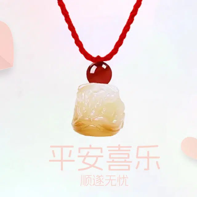 溯源京作 醒狮吉祥如意 新中式国潮 好运莲莲 优雅大气 平安小众高级感 设计通勤时尚温柔精美#好运 菩提根 项链 男女同款情侣款