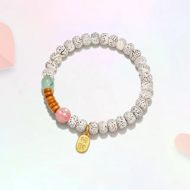 溯源京作 【林下风致】 招财纳福 国潮新中式小众设计感 福气满满绕指柔文玩#好运  星月菩提 手串 男女同款情侣款