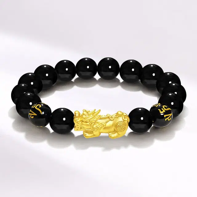 溯源京作 六字箴言霸气复古貔貅 新中式霸气国潮国风 复古轻奢高级感民族风个性小众设计#好运 檀木 手串 男女同款情侣款