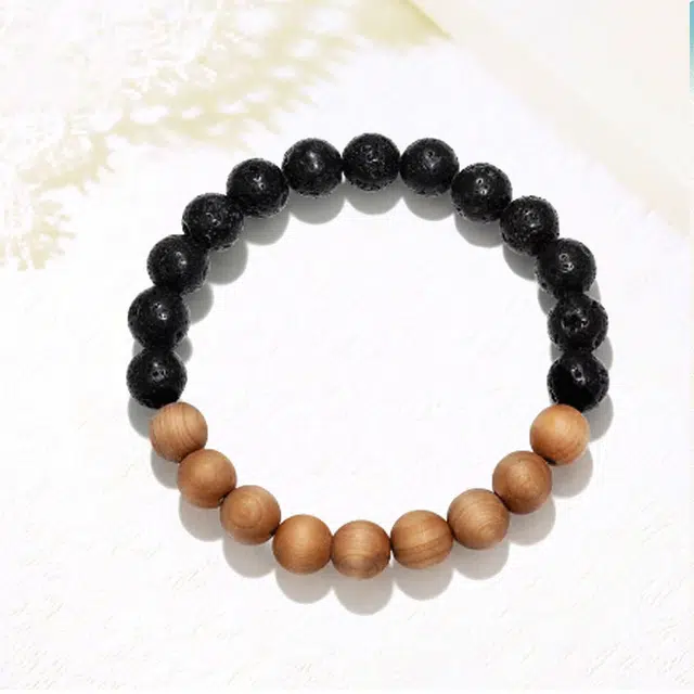 溯源京作 否极泰来 新中式文玩盘串拼接小众设计国风复古招财纳福 桃木 手串 男女同款情侣款