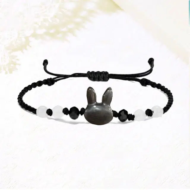 溯源京作 可爱招财猫咪轻奢精致小众高级感招财转运珠猫咪#好运 玻璃 手绳 男女同款情侣款