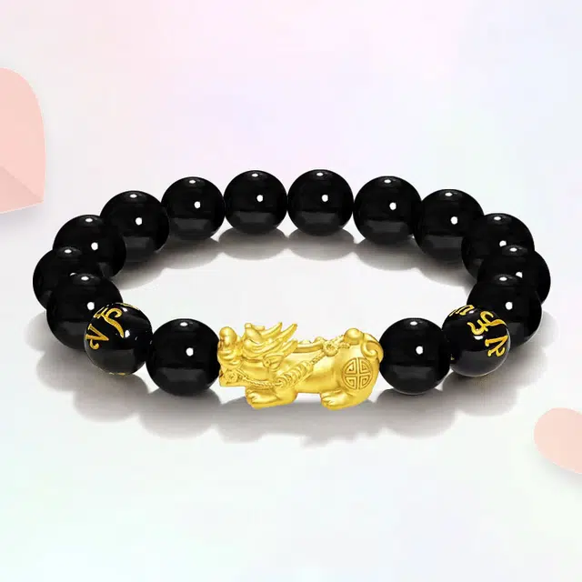 溯源京作 六字箴言霸气复古貔貅 新中式霸气国潮国风 复古轻奢高级感民族风个性小众设计#好运 檀木 手串 男女同款情侣款