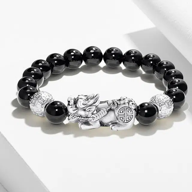 溯源京作 招财貔貅 新中式国潮文玩 铜钱珠发财#好运 檀木 手串 男女同款情侣款