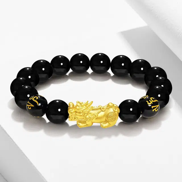 溯源京作 六字箴言霸气复古貔貅 新中式霸气国潮国风 复古轻奢高级感民族风个性小众设计#好运 檀木 手串 男女同款情侣款