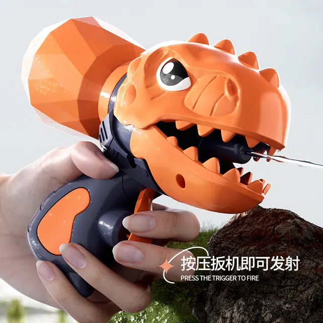 龙智优 迷你恐龙 卡通玩具模型 喷水 水枪
