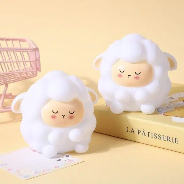 龙智优 可爱绵羊氛围小夜灯 发光玩具