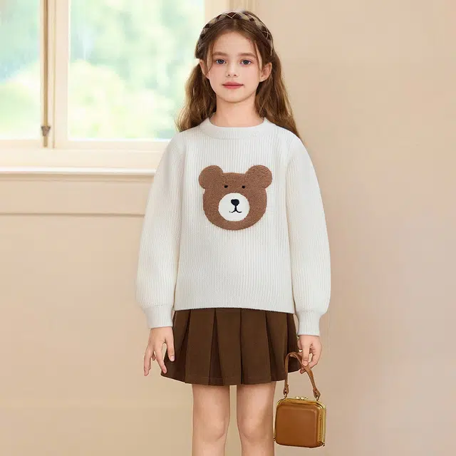 十月妈咪毛衣 加厚保暖萌趣 儿童款