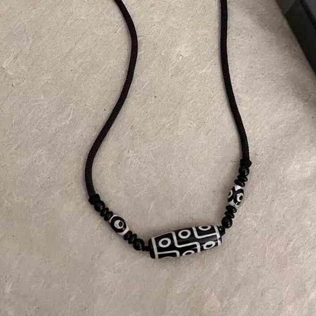 凤庙珠宝 九眼天珠  新中式六字真言佛珠平安转运珠小众高级#好运 玛瑙 项链 女款
