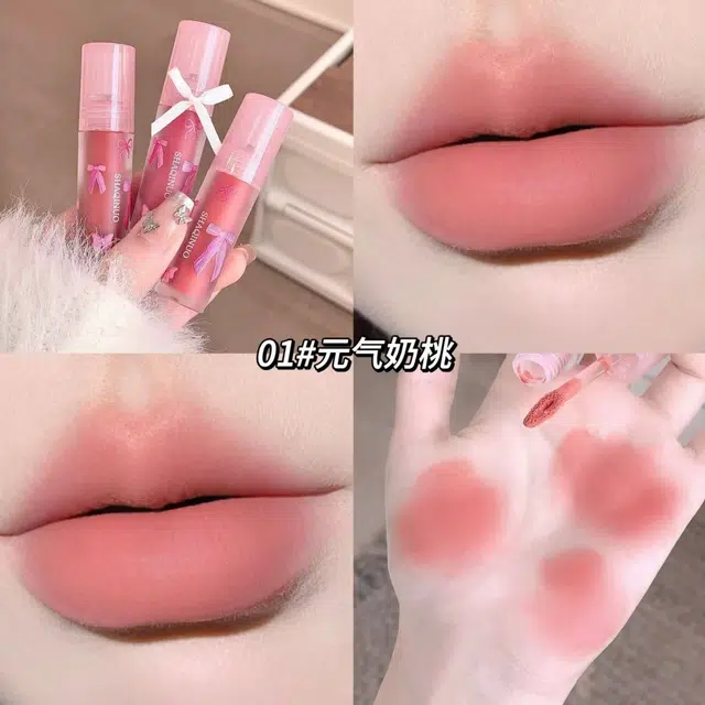 莎琪诺 柔纱云感唇泥 哑光 易上色自然持久显白