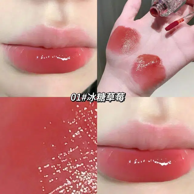 莎琪诺 水透莹润水光唇釉 水光 易上色自然持久显白