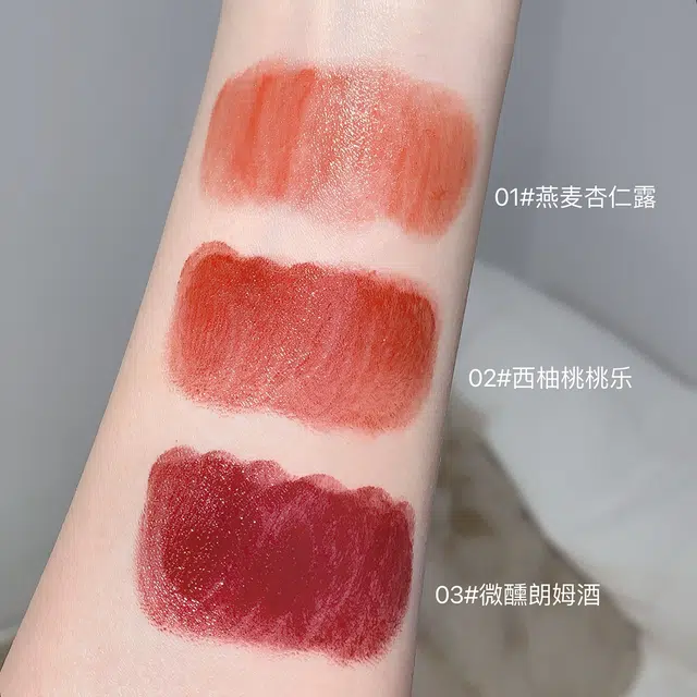 莎琪诺 有色保湿唇膏滋润保湿 镜面 自然持久气色显白