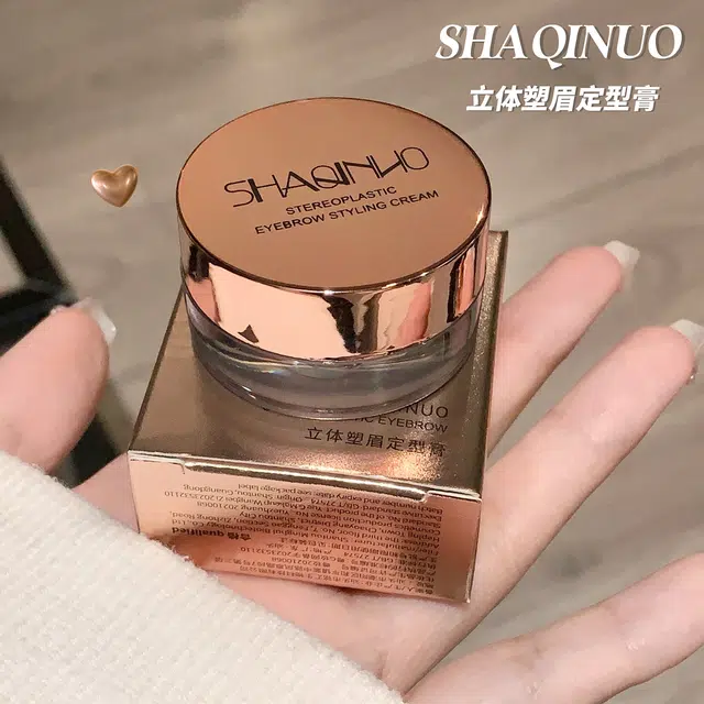 莎琪诺 腮红棒+高光粉+眉毛定型有 易上色自然持久不脱妆服帖修饰肤色 彩妆套装