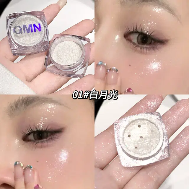 莎琪诺 腮红棒+高光粉+眉毛定型有 易上色自然持久不脱妆服帖修饰肤色 彩妆套装