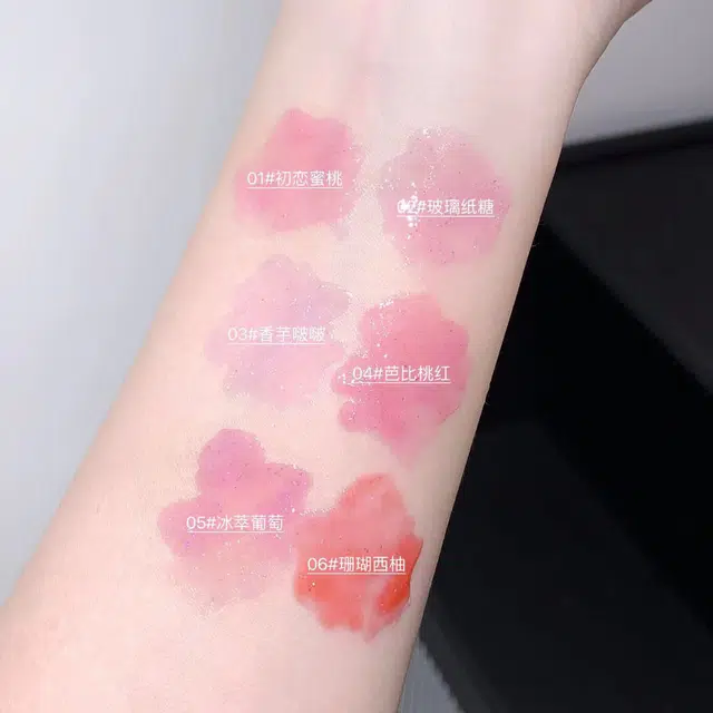 莎琪诺 润彩琉光温变唇蜜 镜面 易上色自然持久显白