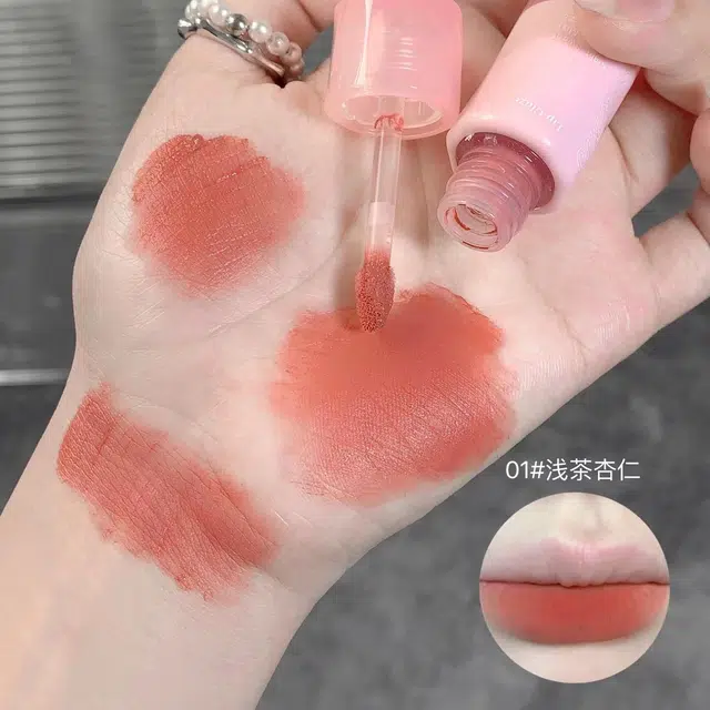 莎琪诺 轻甜柔雾唇釉持妆显色哑光雾面不易沾杯 丝绒