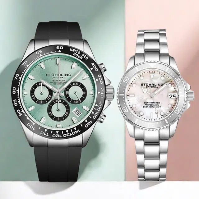 STUHRLING 42mm 4050.1+3950L.1