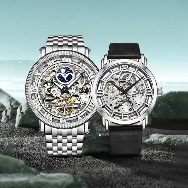 STUHRLING 46mm 3922.1+3982.4