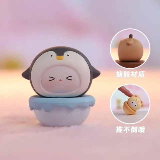 猴大使 不倒翁树脂 玩具