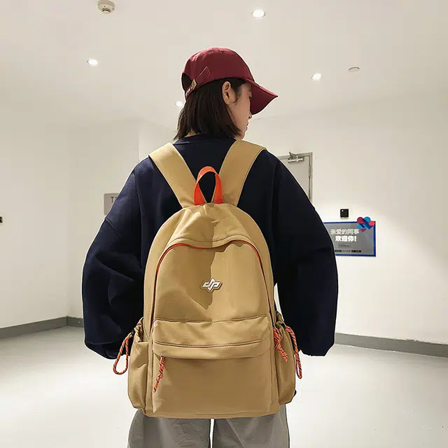 泰迪珍藏 初中高颜值时尚百搭高中背包潮流轻便 尼龙 双肩包 男女同款情侣款 多色