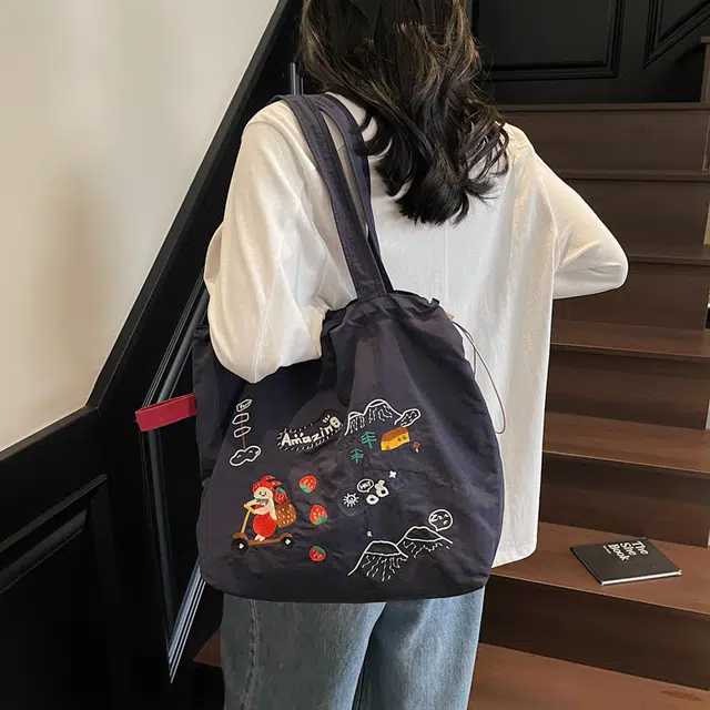 泰迪珍藏 小众设计时尚可爱通勤包托特包 布 单肩包 常规 女款 多色