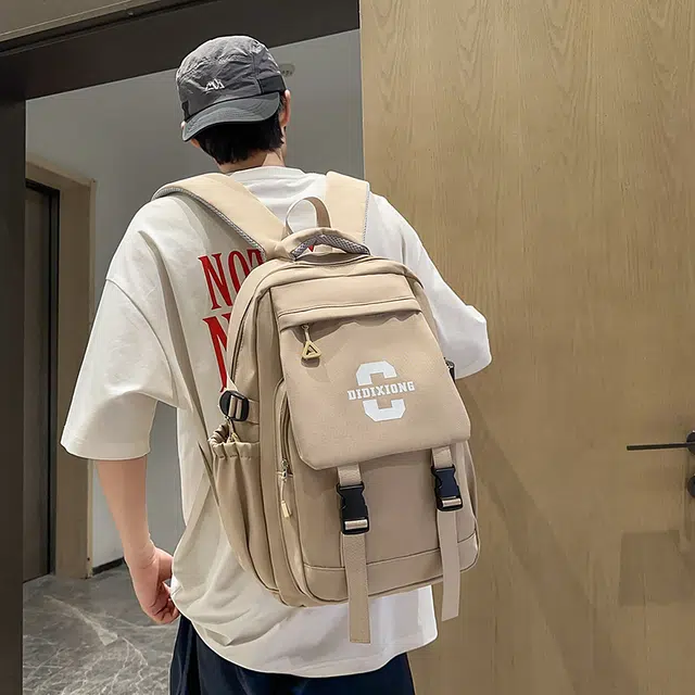 泰迪珍藏 经典复古休闲百搭 尼龙 双肩包 常规 男女同款情侣款 多色