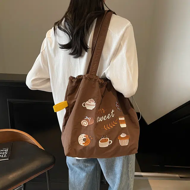 泰迪珍藏 小众设计时尚可爱通勤包托特包 布 单肩包 常规 女款 多色