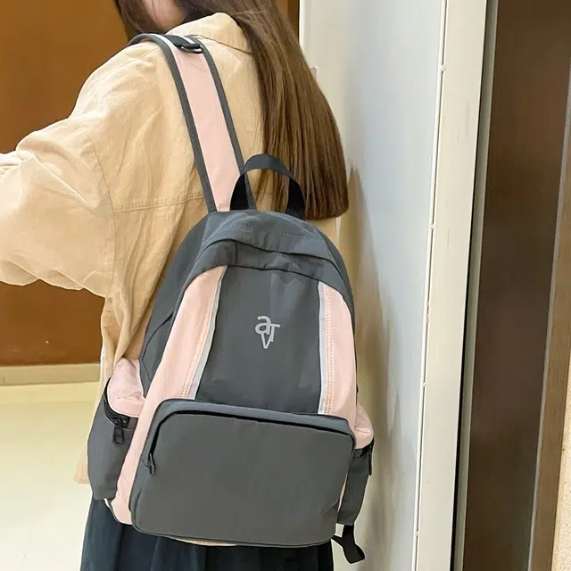 泰迪珍藏 山系复古百搭少女高中初中旅行背包 复合布 双肩包 女款 多色