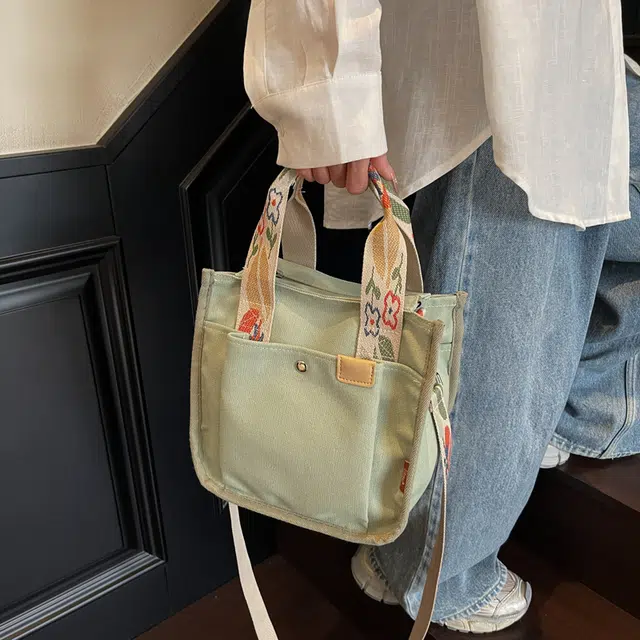 泰迪珍藏 托特包时尚简约百搭 布 单肩斜挎手提包 常规 女款 多色