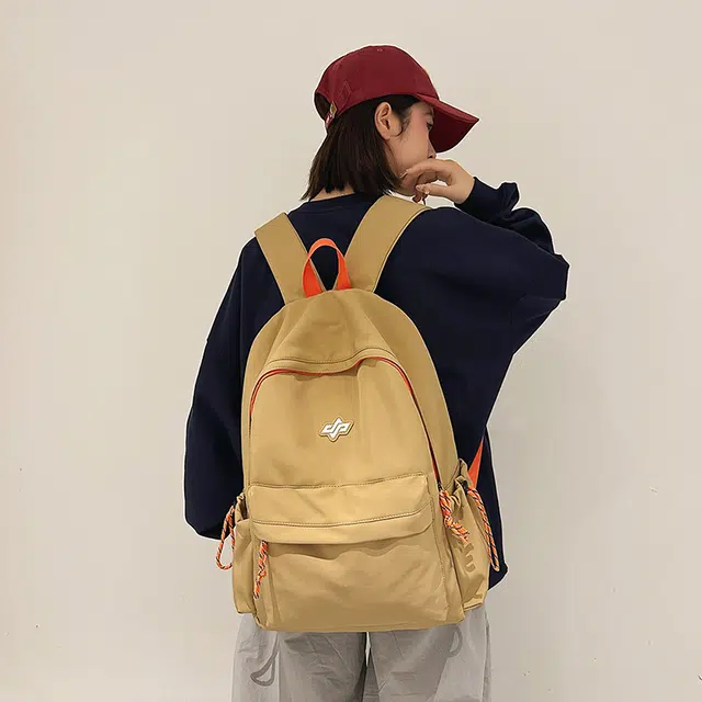 泰迪珍藏 初中高颜值时尚百搭高中背包潮流轻便 尼龙 双肩包 男女同款情侣款 多色